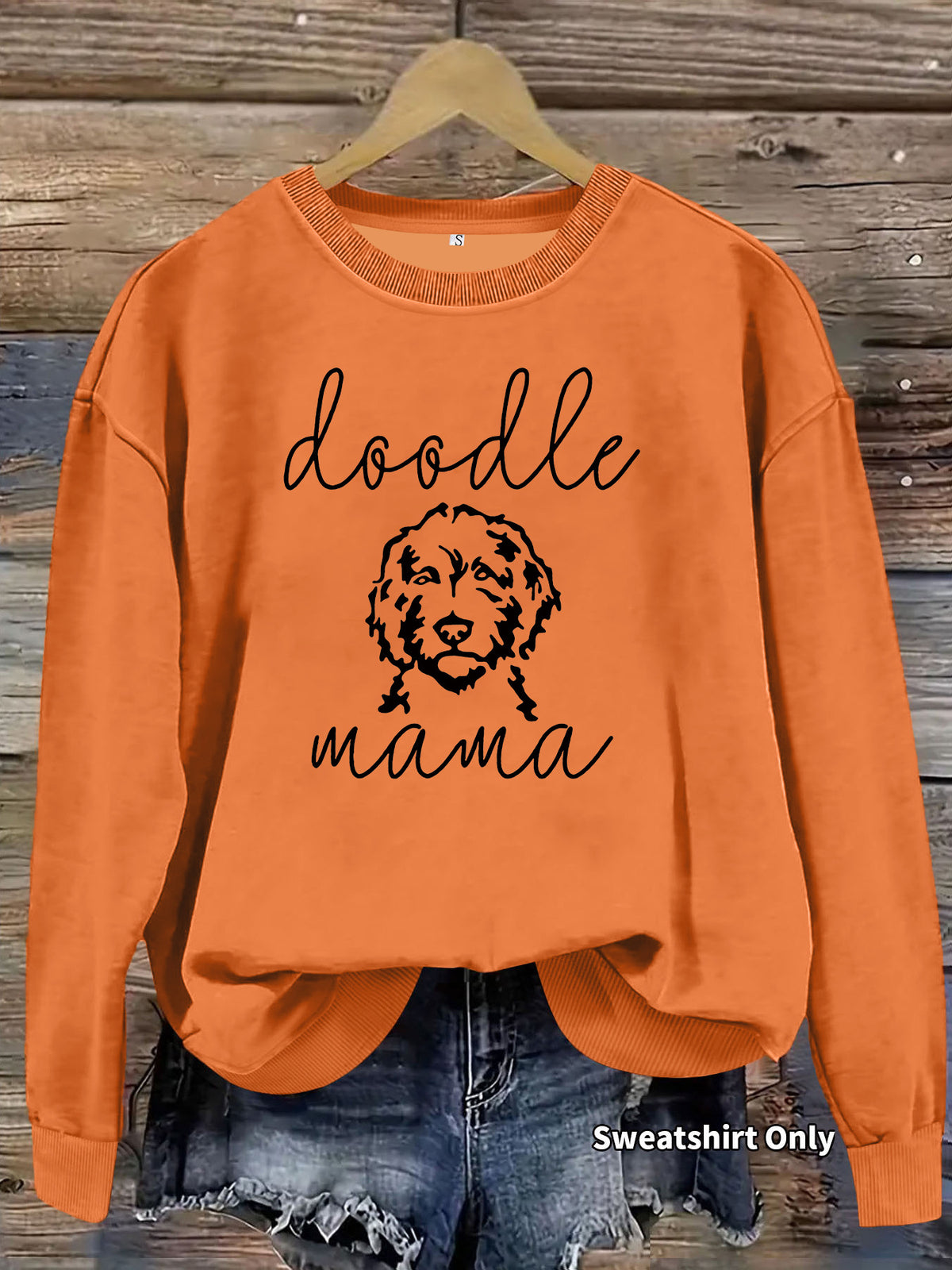 Graffiti dog print hoodie
