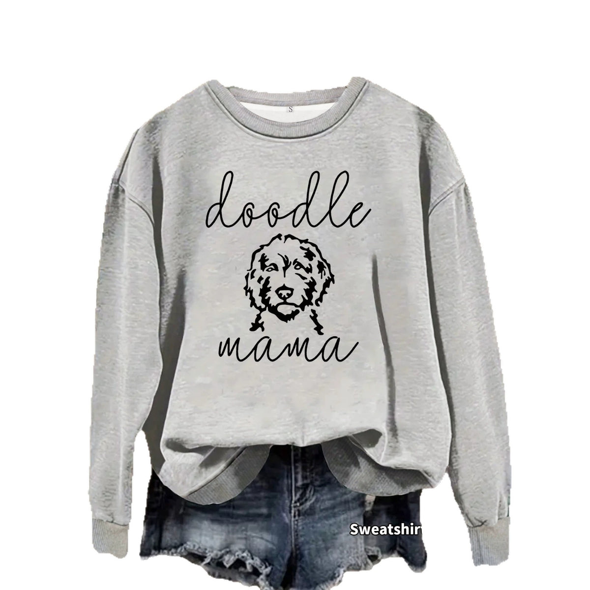 Graffiti dog print hoodie
