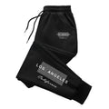 Gothic Letter Print Casual Sweatpants
