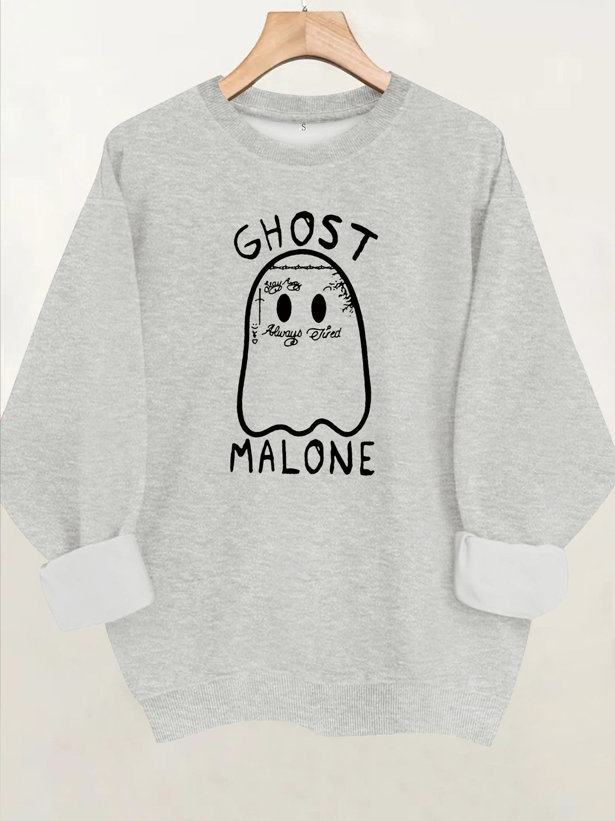 Ghost Malone Velvet Hoodie