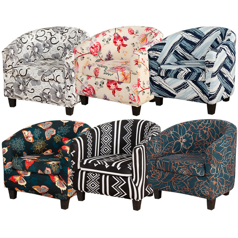 Full Coverage Protective Cover for Semi-Circular Bathtub Single Club Chair
