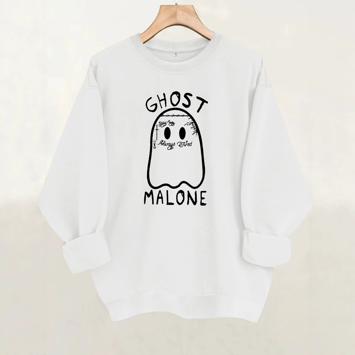 Ghost Malone Velvet Hoodie