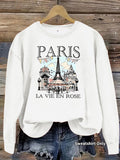 Round neck fleece hoodie for women