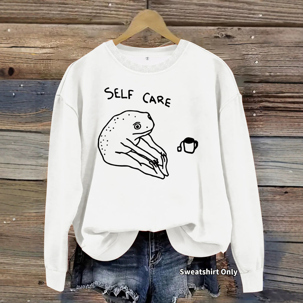 Long sleeved fleece hoodie
