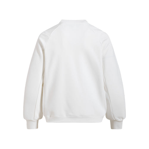 Abstract Silhouette Print Long Sleeve Crew Neck Sweatshirt Men's Loose Pullover
